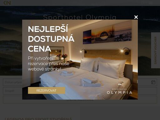sporthotel olympia - nový čtyřhvězdičkový hotel v centru šumavského lyžařského areálu zadov-churáňov - sporthotel olympia