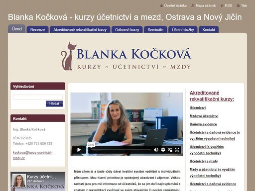 nabízím rekvalifikační kurzy účetnictví, mzdového účetnictví, účetnictví a daňové evidence (i s využitím výpočetní techniky), akreditované mšmt.