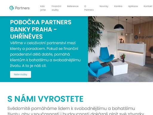 pobočka partners banky praha - uhříněves poskytuje nezávislé finanční poradenství a osobní finanční plánování. finanční poradce vám pomůže ve sjednání a kalkulaci hypotéky, pojištění nebo investic