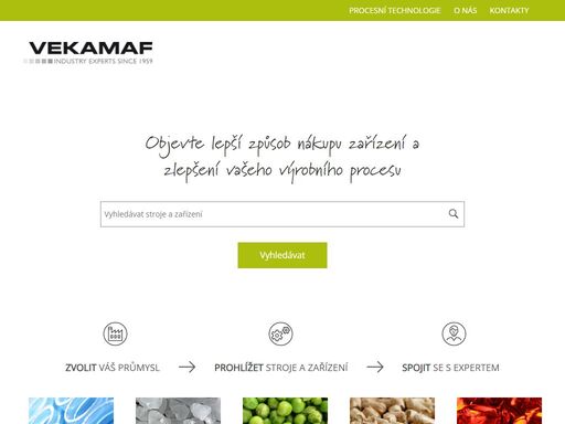 vekamaf - technologická podpora pro výrobu. experti v potravinářském, farmaceutickém a chemickém průmyslu.