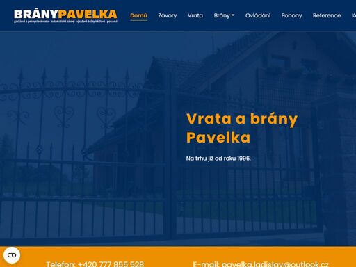 www.brany-pavelka.cz
