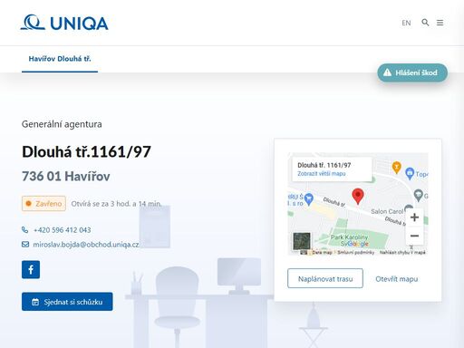 uniqa.cz/detaily-pobocek/havirov-dlouha-tr