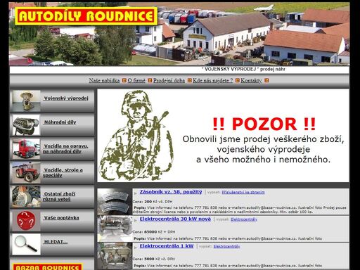 www.autodily-roudnice.cz
