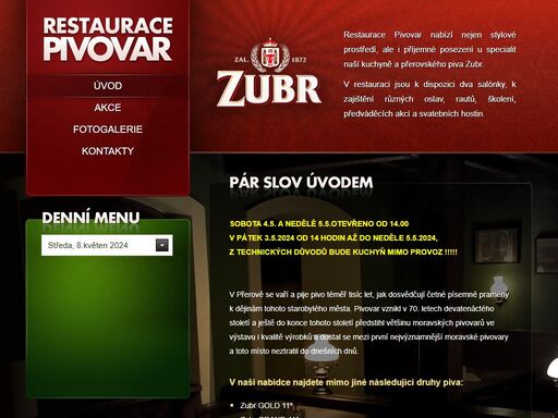 www.restaurace-pivovar.cz