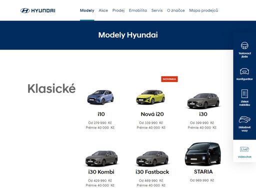 vyberte si mezi modely hyundai svůj nový vůz. objevte všechny akční nabídky a benefity. vyhledejte autorizované prodejce vozů hyundai.