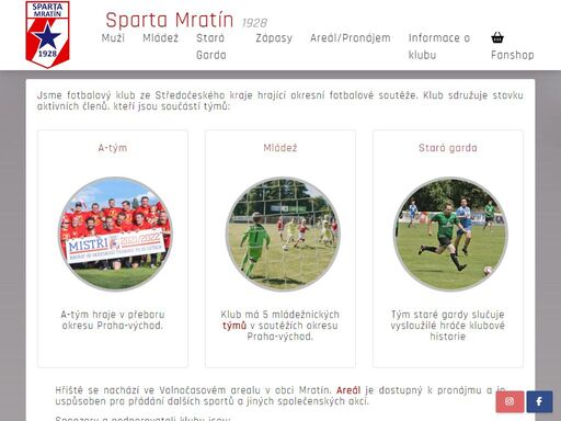 jsme fotbalový klub ze středočeského kraje hrající okresní fotbalové soutěže. klub sdružuje stovku aktivních členů.