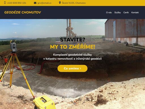 společnost geodézie chomutov poskytuje svým zákazníkům veškeré geodetické služby při přípravě a realziaci stavebních prací.