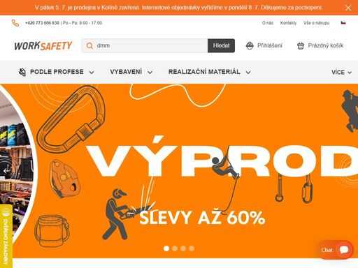 worksafety.cz je odborný prodejce a poradce pro pohyb nejen ve výškách pro odborníky i širokou veřejnost.
