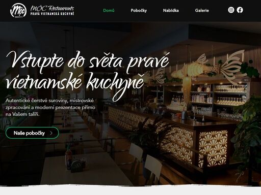 vstupte do světa pravé vietnamské kuchyně.
autentické čerstvé suroviny, mistrovské zpracování a moderní prezentace přímo na vašem talíři. moc restaurant jablonec, liberec, mladá boleslav.