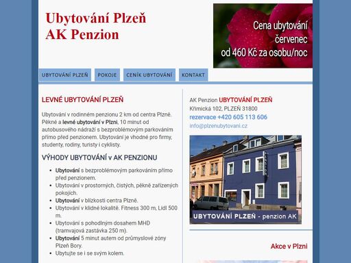 www.plzenubytovani.cz