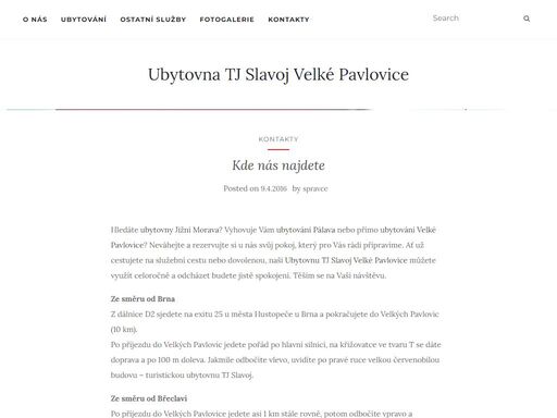 www.ubytovani-velke-pavlovice.cz