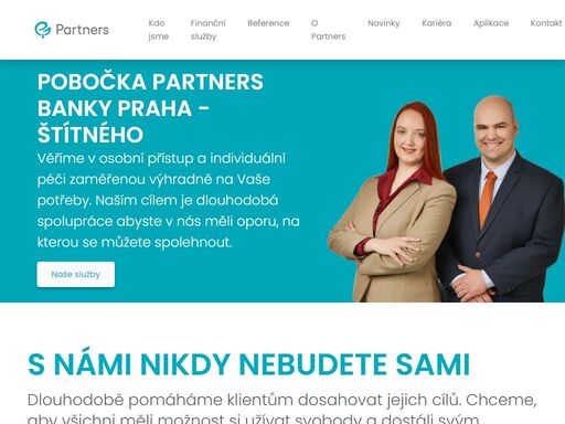 pobočka partners banky praha - štítného poskytuje nezávislé finanční poradenství a osobní finanční plánování. finanční poradce vám pomůže ve sjednání a kalkulaci hypotéky, pojištění nebo investic