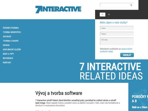 7 interactive vytváří řešení, která klientům usnadňují práci, pomáhají ke zvýšení obratu a vytváří lepší image.