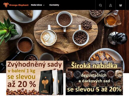 www.orangeelephantcoffee.cz