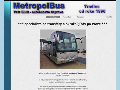 petr bílek - autobusová doprava