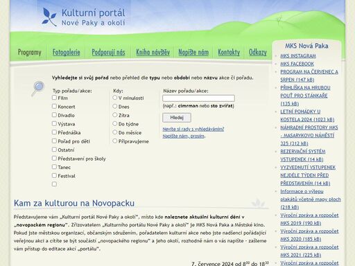 www.kultura-novapaka.cz