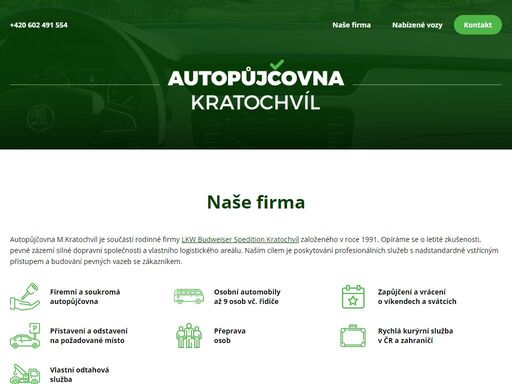 www.autopujcovna-kratochvil.cz