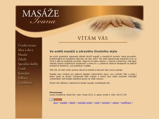 www.masazeivana.cz