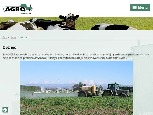 společnost agro chomutice a.s. byla založena oprávněnými osobami agrodružstva chomutice 11. března 1996.