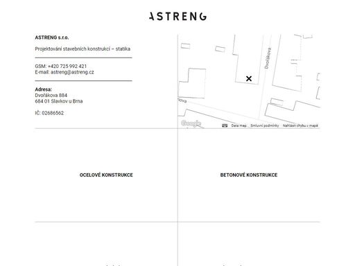 astreng - projektování stavebních konstrukcí – statika, slavkov u brna