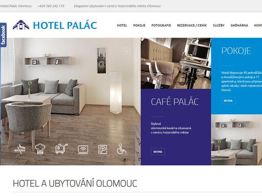 elegantní hotel palác nabízí kvalitní a zároveň cenově dostupné ubytování v historickém centru města olomouc