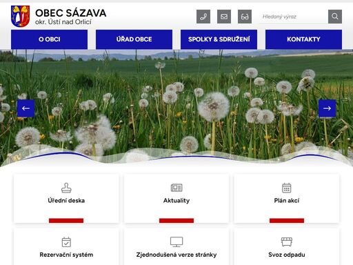 www.obec-sazava.cz