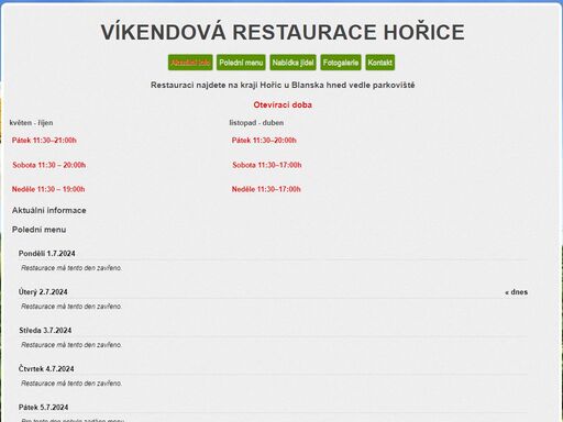 www.restauracehorice.blansko.net