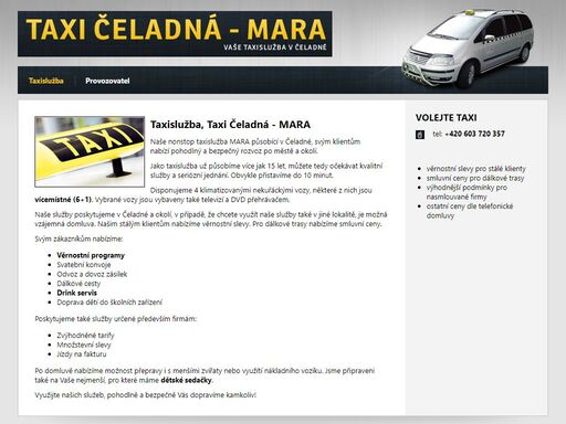 www.taxiceladna.cz