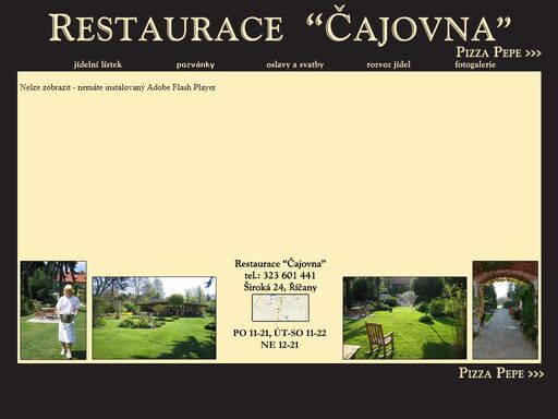 www.restaurace-cajovna.cz