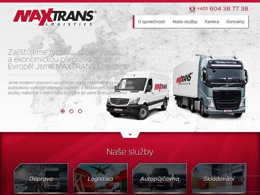 maxtrans logistics s.r.o. - levná doprava a logistika po celé eu, skladování a autopůjčovna. jsme maximálně spolehlivý vnitrostátní i mezistátní přepravce!