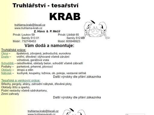 www.truhlarna-krab.cz