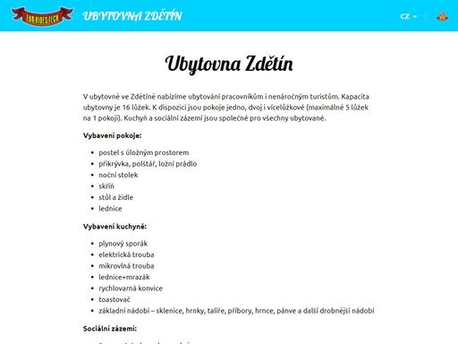 ubytovna-zdetin.cz