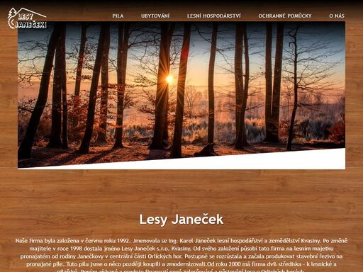 www.lesy-janecek.cz