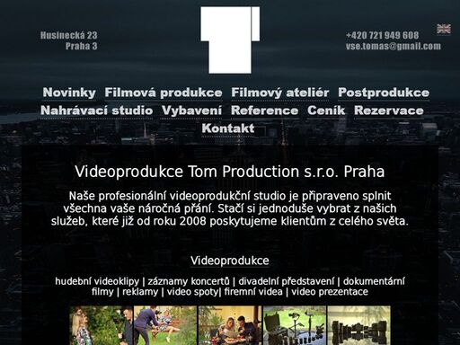 videoprodukce praha. realizujeme tvorbu filmů, hudebních videoklipů, filmových dokumentů a reklam.