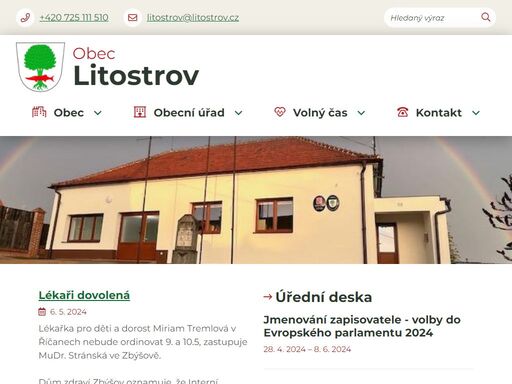 oficiální stránky obce litostrov