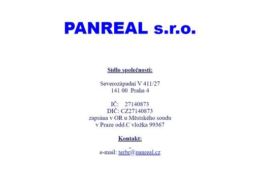 www.panreal.cz
