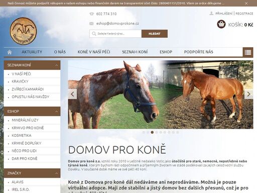 www.domovprokone.cz