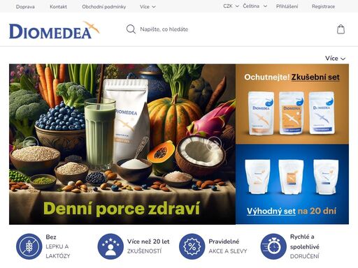 diomedea - radost jíst. u nás v greenspolu se zaměřujeme na přípravu výživných a lahodných směsí značky diomedea, které vám umožní žít zdravěji a vnesou do vašeho života jeden velmi důležitý prvek, kterým je radost. naše unikátní výživné nápoje v sobě jedinečným způsobem spojují skvělou chuť, čistě přírodní…