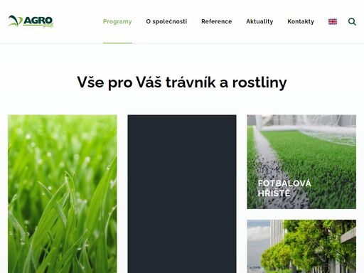 profesionální substráty, minerální, kapalná a dlouhodobě působící hnojiva, travní směsi a trávníkové koberce, dekorační materiály, přípravky na ochranu rostlin. vše pro sportovní trávníky, veřejnou zeleň, zahrady, okrasné, lesní školky a květináře.