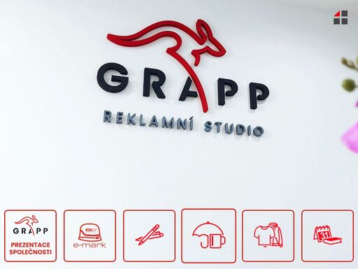 největší výrobce razítek colop, reklamní studio nabízí grafický design včetně tisku i montáže, kompletní firemní identita.