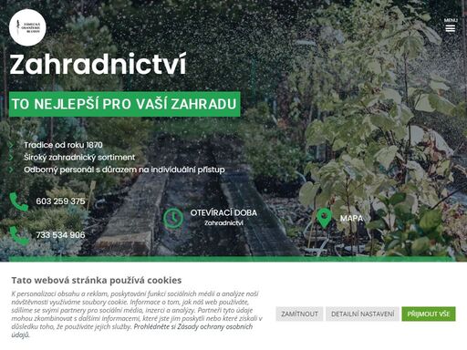firma obecní lesy bludov provozuje zahradnictví, lom a kavárnu v zámecké oranžerii, naše služby provozujeme na šumpersku.