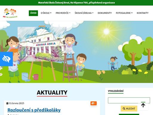 mateřská škola železný brod, na vápence 766, příspěvková organizace