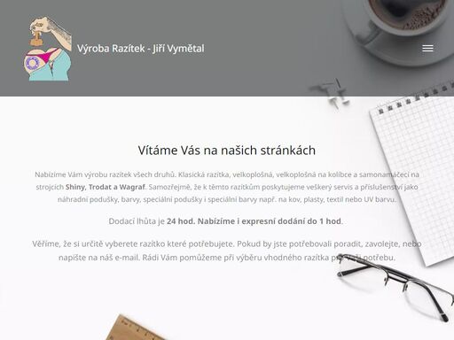 výroba razítek - jiří vymětal valašské meziříčí