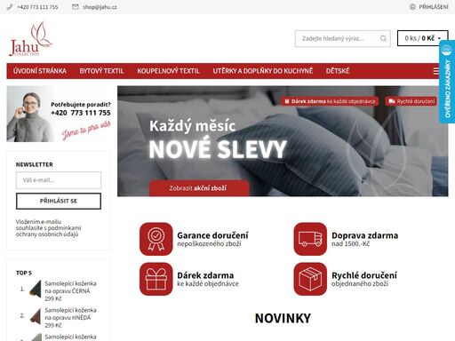 homepage. jahu.cz je eshop kde můžete zakoupit prvotřídní textilní výrobky a vše, co potřebujete k vytvoření útulného a stylového domova. naše kolekce zahrnuje bytový textil, koupelnový textil, utěrky či nepostradatelné kuchyňské doplňky. u nás najdete kvalitu, které můžete důvěřovat a trendy, které osvěží váš domov.…