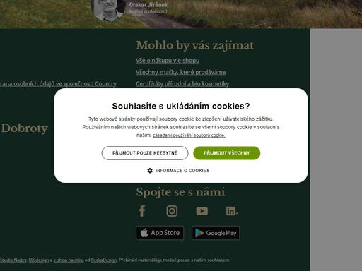 biopotraviny, zdravá výživa, ekologická drogerie, přírodní kosmetika, zdraví, zdravý životní styl - country life nabízí to nejlepší