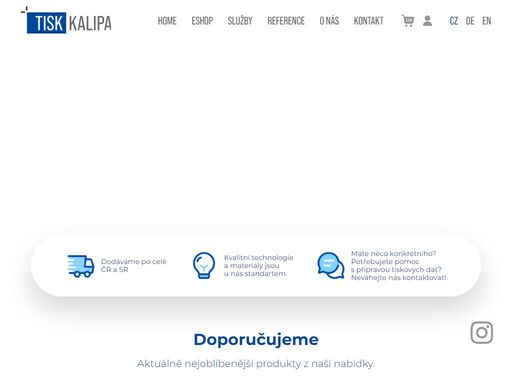 kalipa - velkoobchod, polygrafická výroba: kalipa, polygrafie, kalendáře, diáře, tiskopisy, blistrové karty, tiskopiy, návody, manuály.