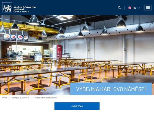 výdejna karlovo náměstí výdejna je umístěna přímo na karlově náměstí v centru prahy, jen pár kroků od zastávek městské hromadné dopravy. nachází se ve vnitřním traktu budov fakulty strojní čvut a fakulty elektrotechnické čvut. vstup do budovy je z karlova náměstí. je využívaná, jak studenty a zaměstnanci čvut, tak širokou veřejností. před vstupem do výdejny je nutné projít přes turnikety. 