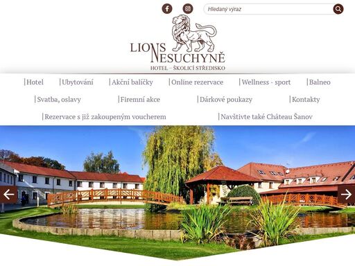 hotel lions - školící středisko nesuchyně