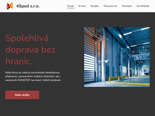 spolehlivá doprava bez hranic.