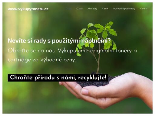 použité originální tonery a cartridge vykupujeme dle aktuálního výkupního ceníku. kompatibilní a repasované náplně nevykupujeme.